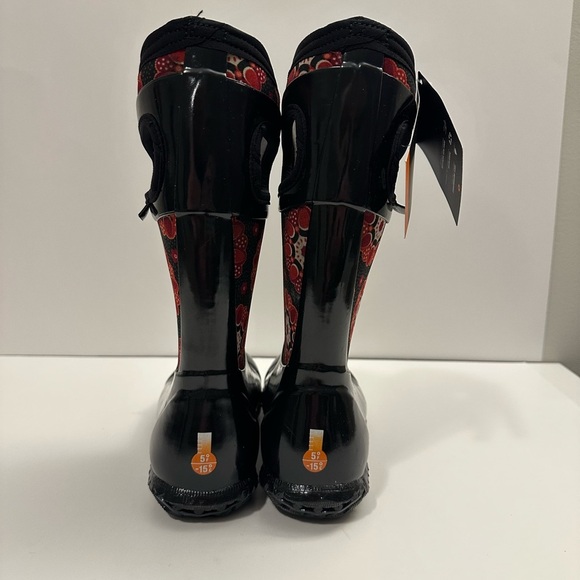Bogs Kid's "NWT" Floral Kaleidoscope Insulated Warm North Hampton Boot Size 1.0 - Picture 6 of 12
